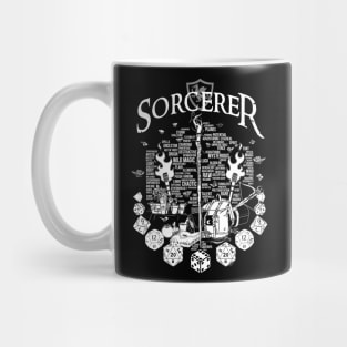 RPG Class Series: Sorcerer - White Version Mug